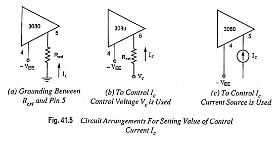 Circuito de amplificador de voltaje OTA